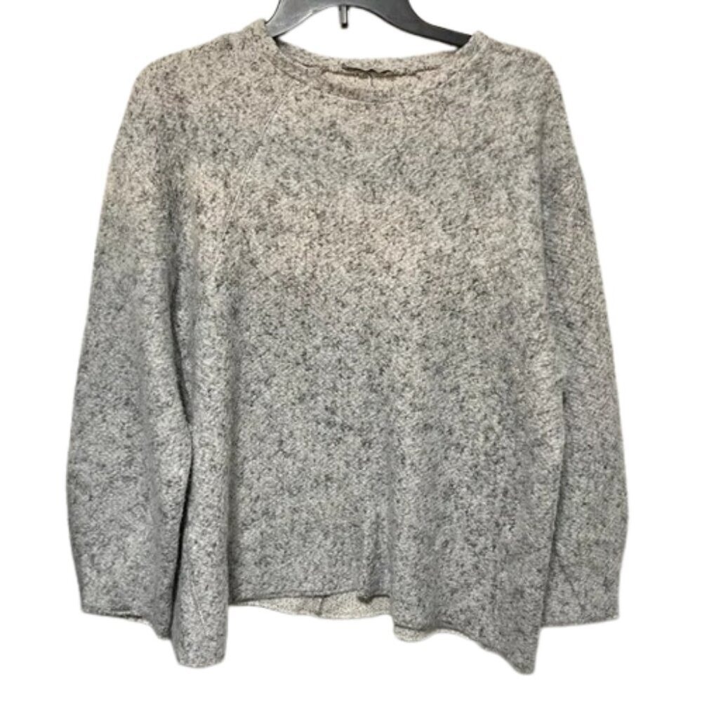 Zara Trafaluc Grey Crewneck Sweater SMALL